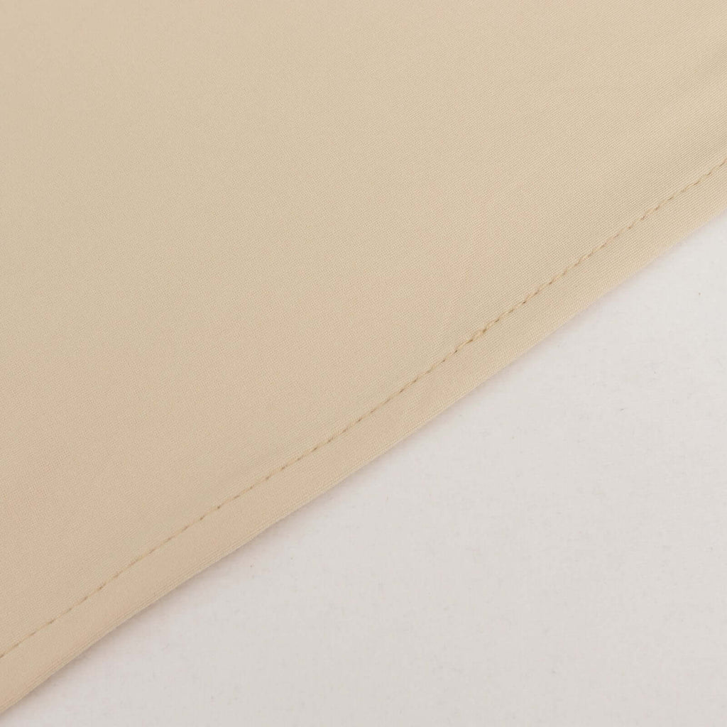 Beige Spandex 4 - Way Stretch Fabric Roll, DIY Craft Fabric Bolt - 60"x10 Yards - Bell Racket Store