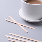 1000-Pack Birchwood Coffee Stirrers - Natural Eco-Friendly Wooden Stir Sticks for Tea & Cocktails 4.5"