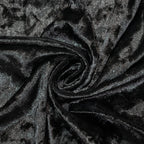 Black Crushed Velvet Backdrop Curtain â€“ 5ft x 14ft Event Drape with Rod Pocket, Privacy Panel for Photo Booths & Events - Bell Racket Store