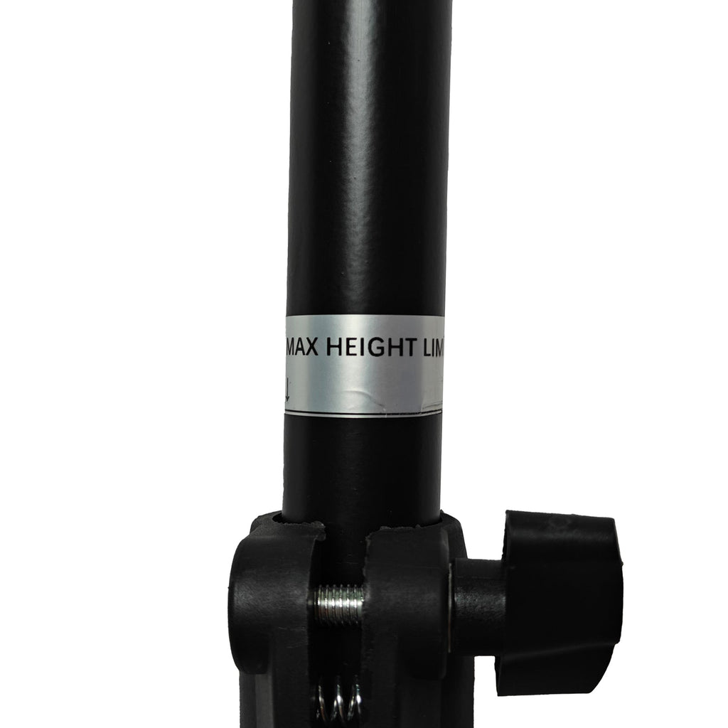 Black Heavy Duty Metal Backdrop Stand â€“ 10ft x 20ft Pipe & Drape Adjustable Photography Background Stand with 3 Flat Steel Bases - Bell Racket Store