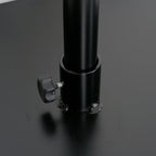 Black Heavy Duty Metal Backdrop Stand â€“ 10ft x 20ft Pipe & Drape Adjustable Photography Background Stand with 3 Flat Steel Bases - Bell Racket Store