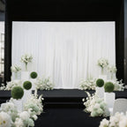 Black Heavy Duty Metal Backdrop Stand â€“ 10ft x 20ft Pipe & Drape Adjustable Photography Background Stand with 3 Flat Steel Bases - Bell Racket Store