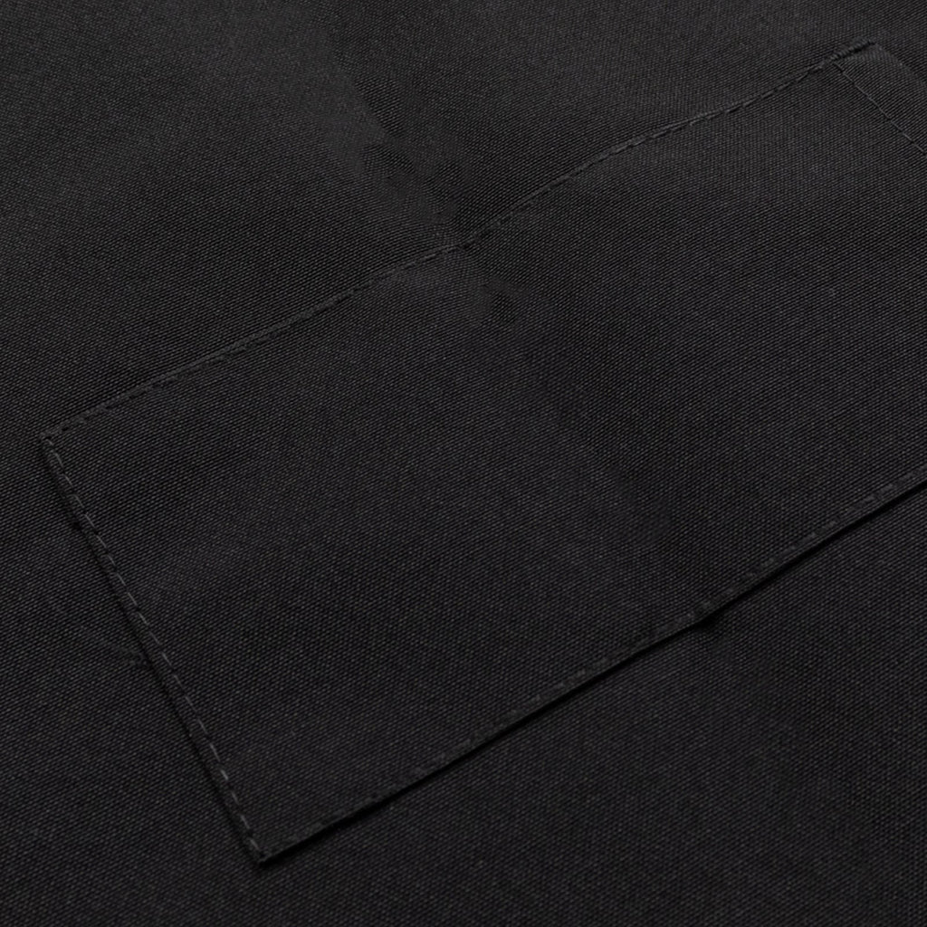 Black Premium Polyester Cooking Chef Apron with Adjustable Neck and Long Ties, Waterdrop Resistant 2 Pockets Unisex Kitchen Bib Apron - Bell Racket Store