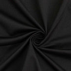 Black Scuba Polyester Event Curtain Drapes, Durable Flame Resistant Backdrop Event Panel Wrinkle Free with Rod Pockets - 5ftx14ft - Bell Racket Store