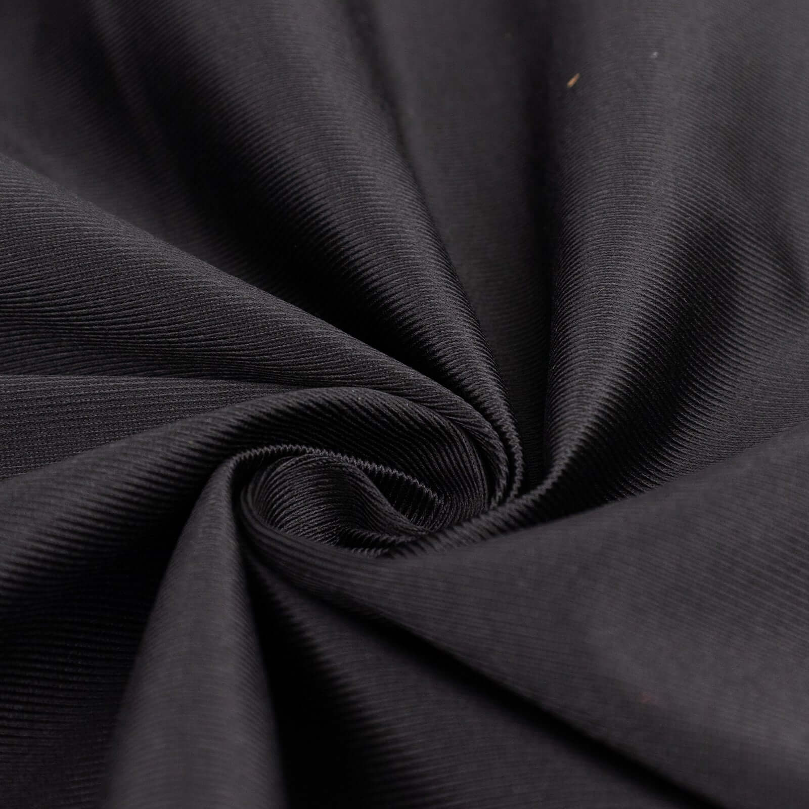 Black Scuba Polyester Fabric Roll, Wrinkle Free DIY Craft Fabric Bolt - 60"x10 Yards - Bell Racket Store