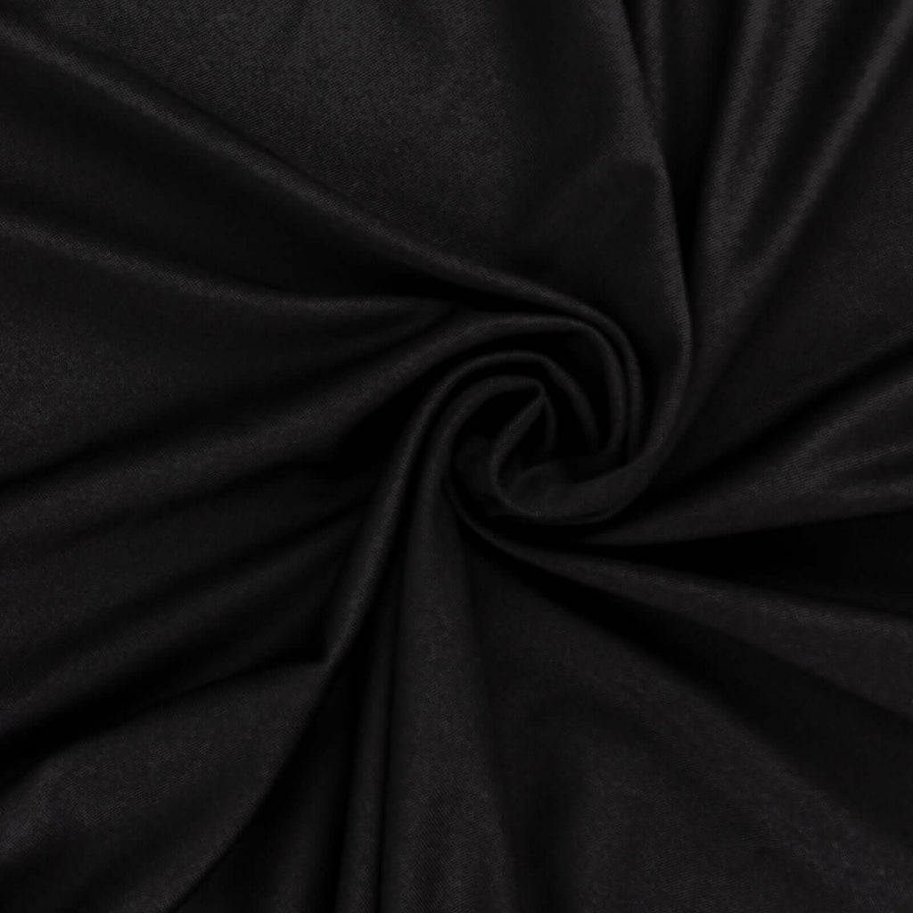 Black Spandex 4 - Way Stretch Fabric Roll, DIY Craft Fabric Bolt - 60"x10 Yards - Bell Racket Store