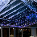 Blue 600 LED Twinkle Fairy Lights with 8 Modes, Plug In Connectable Curtain String Lights - 10ftx20ft - Bell Racket Store