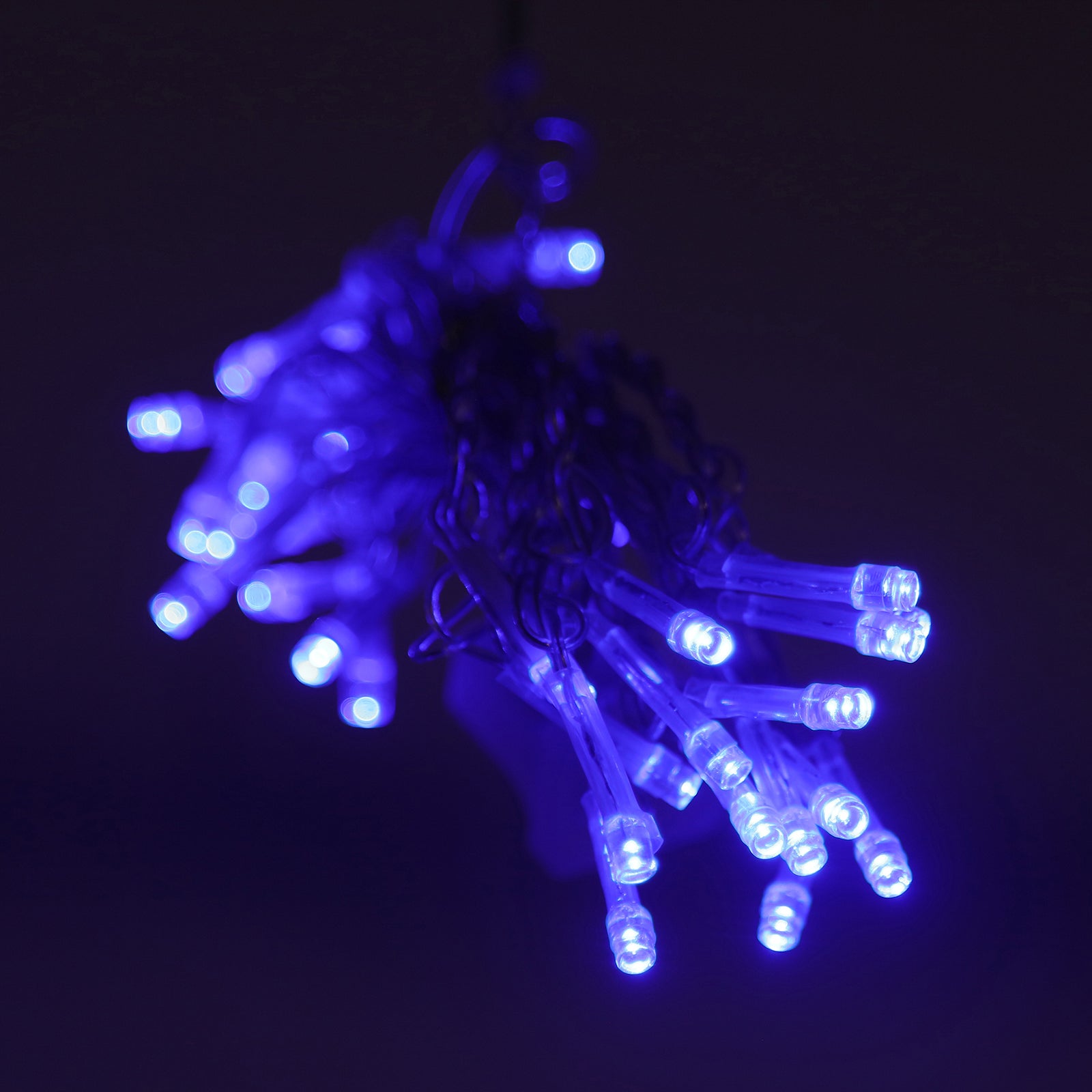 Blue 600 LED Twinkle Fairy Lights with 8 Modes, Plug In Connectable Curtain String Lights - 10ftx20ft - Bell Racket Store