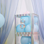 4-Pack Stickers Banner Custom 0-9 Number "8" Design Iridescent - Milestone Age and Date Stick-On Numbers 5"