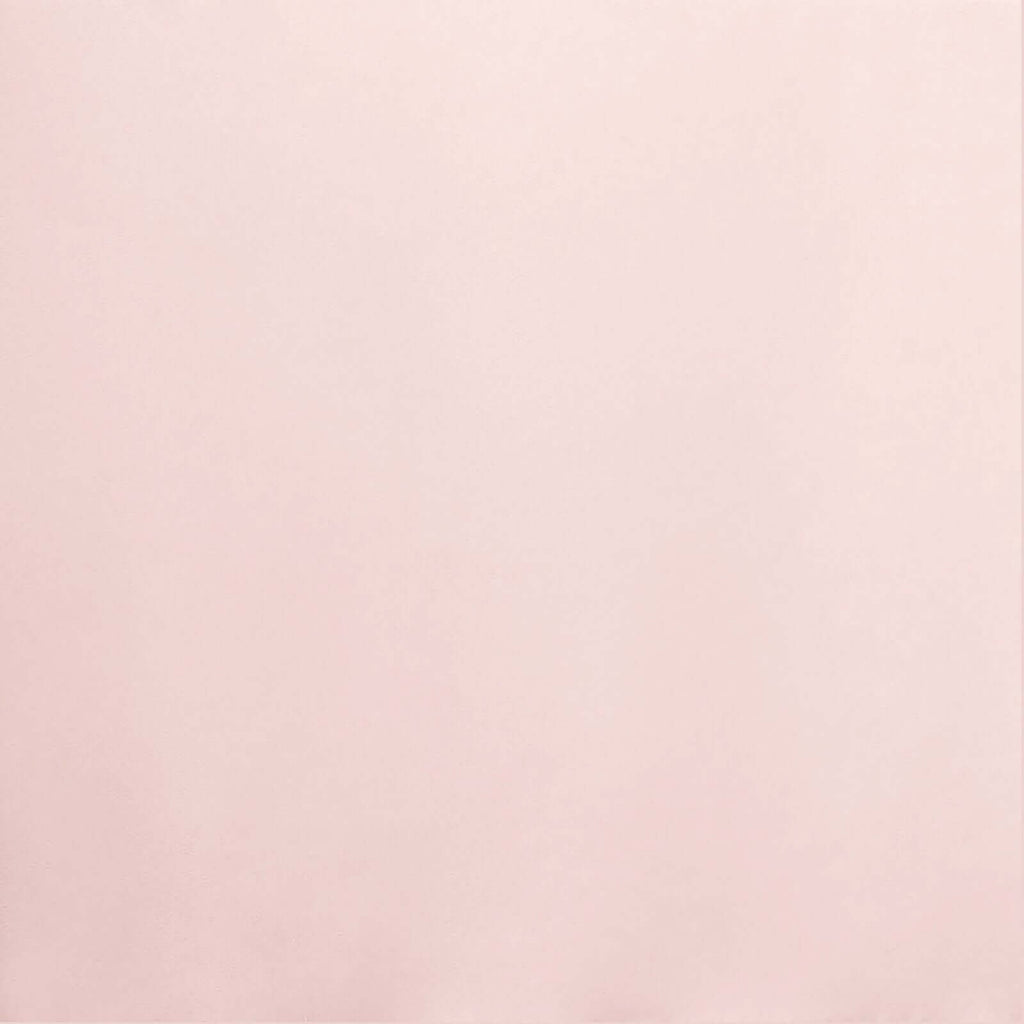 Fitted Polyester 96"x30" Rectangle Tablecloth Blush - Durable and Easy to Maintain Table Cover