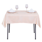 Polyester Square 54"x54" Tablecloth Blush - Wrinkle-Resistant & Durable Table Cover