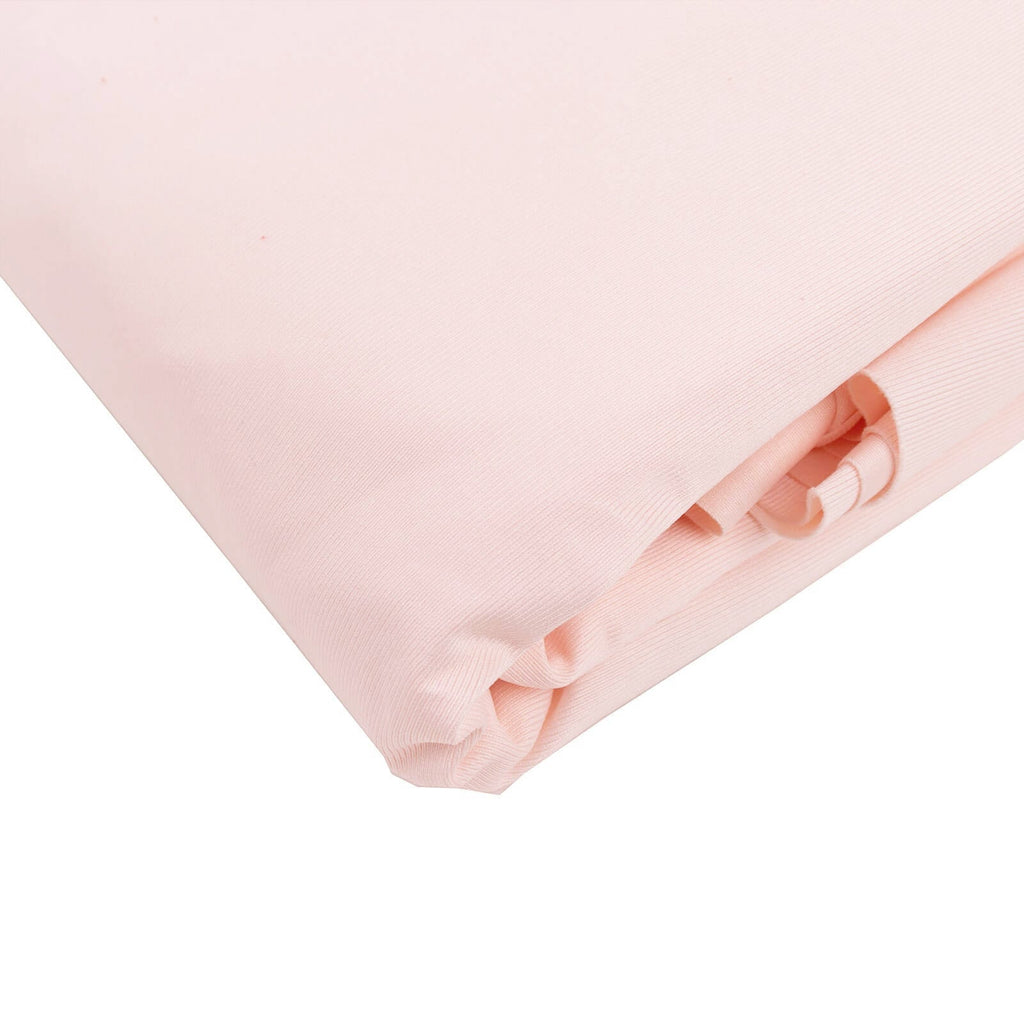 Blush Scuba Polyester Fabric Roll, Wrinkle Free DIY Craft Fabric Bolt - 60"x10 Yards - Bell Racket Store