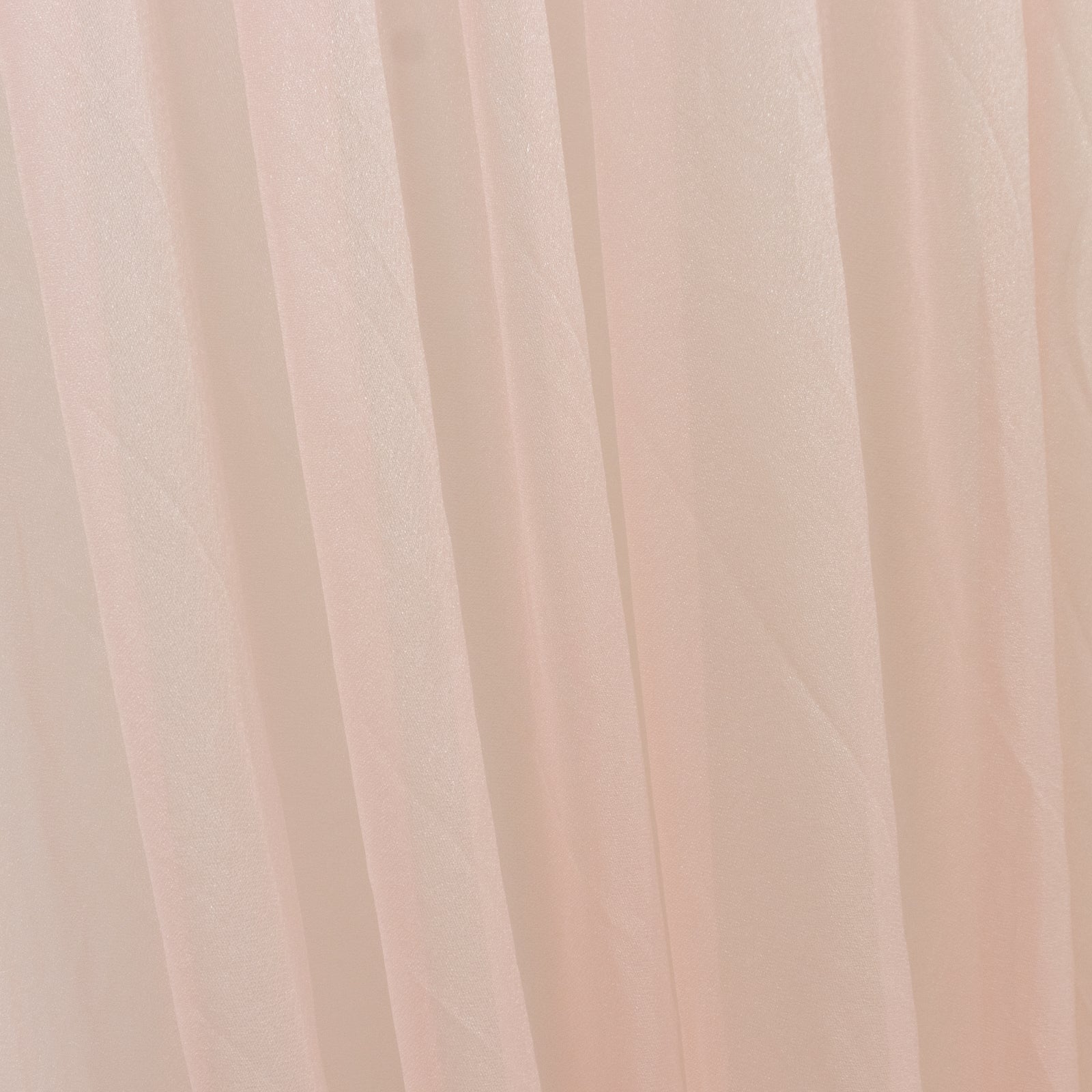 Blush Sheer Chiffon Valance Curtain 4ft x 5ft â€“ Wedding Arch Drape with Rod Pocket, Voile Backdrop Panel - Bell Racket Store