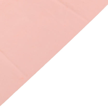 5-Pack Plastic Table Covers Blush Rectangle - Reliable PVC Disposable Covers for Gatherings 54"x108"