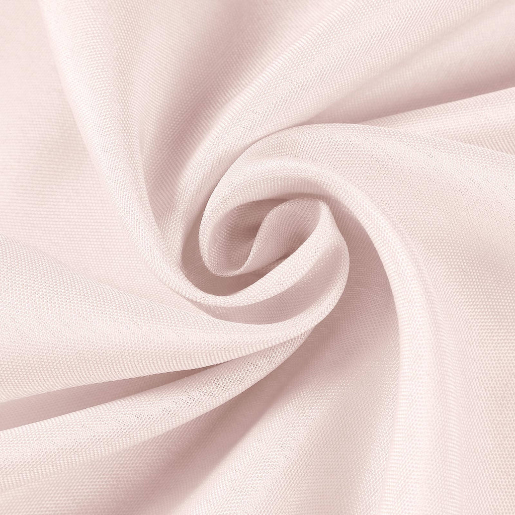 Polyester 54"x54" Table Overlay Square Tablecloth Blush - Wrinkle-Resistant & Durable Table Cover