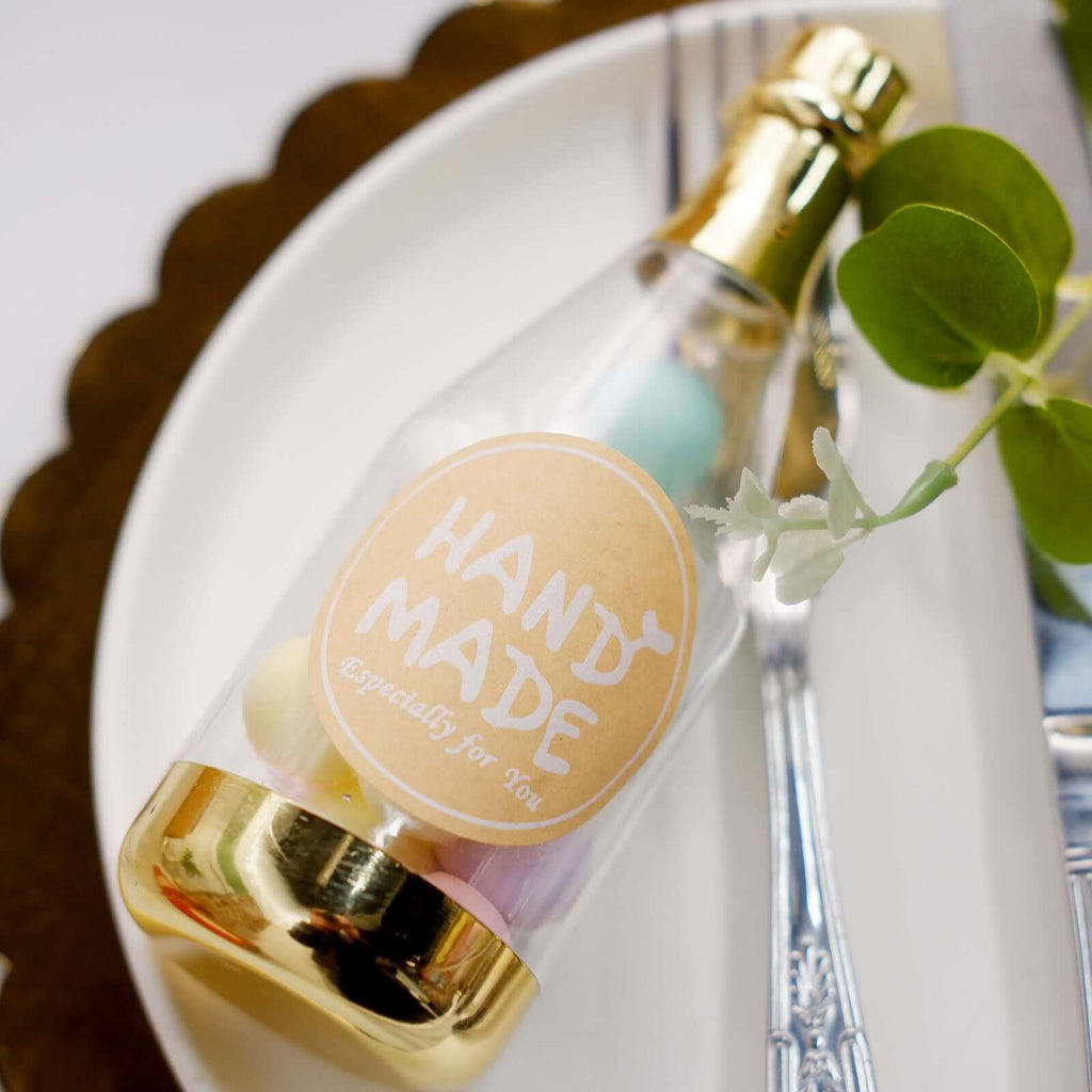 500Pcs 1.5" Handmade Especially For You Stickers Roll, Cookie and Bakery Box Labels - Round