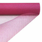 19"x10 Yards Fuchsia Polyester Hex Deco Mesh Netting Fabric Roll