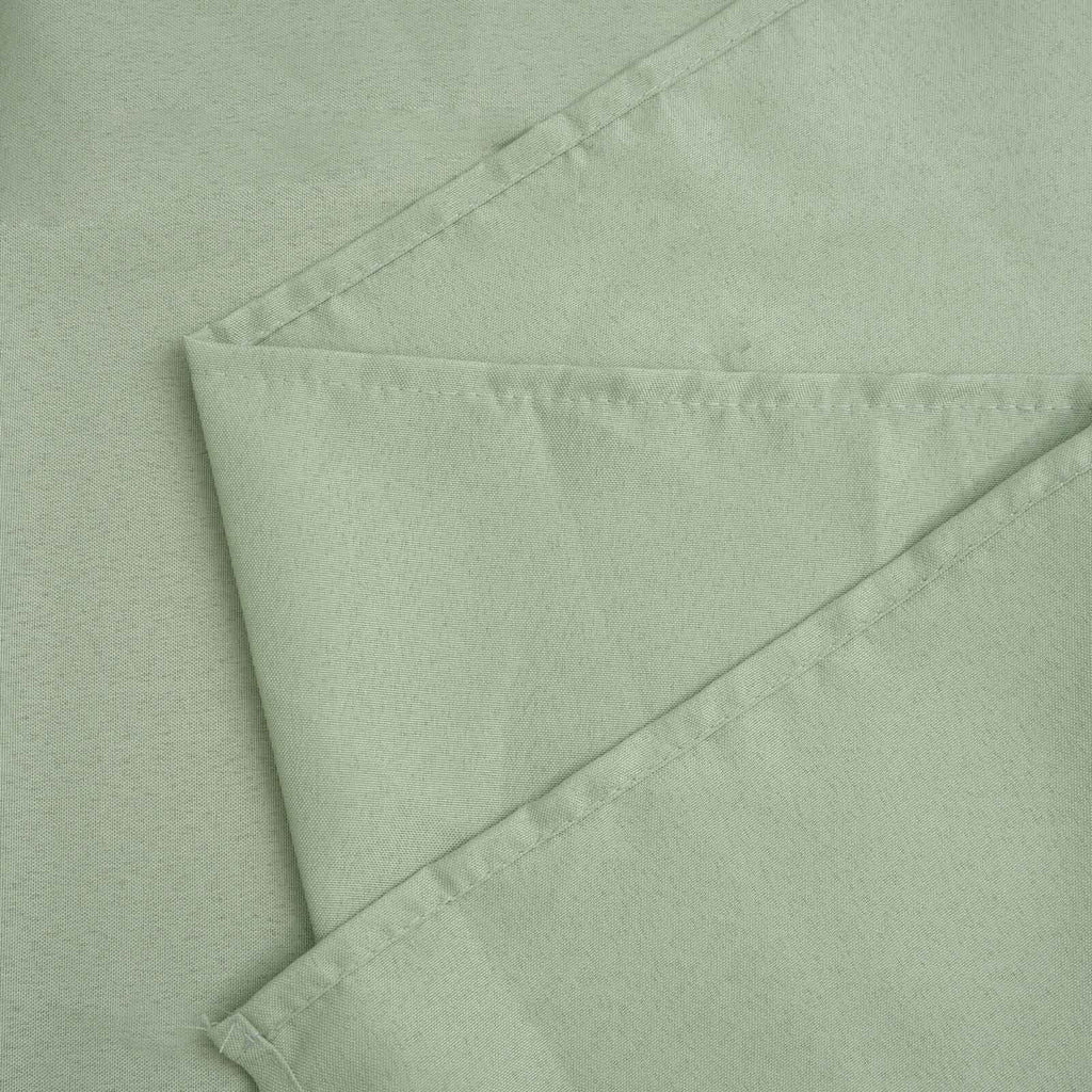 Polyester 90"x132" Rectangle Tablecloth Sage Green - Seamless Wrinkle-Resistant Table Cover
