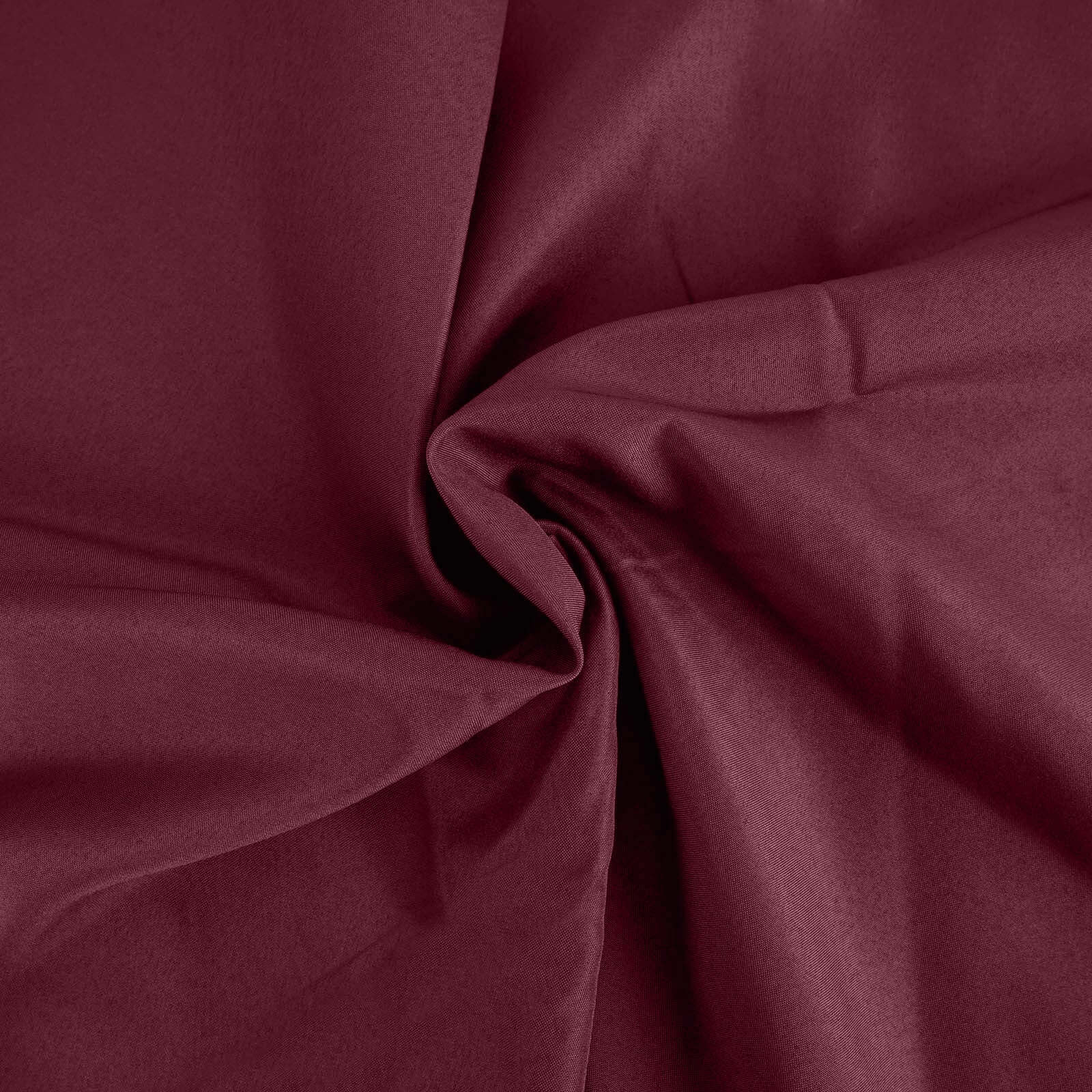 5 Pack Polyester 20"x20" Napkins Burgundy - Wrinkle Resistant & Easy Care Cloth Napkins