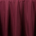 Polyester 90" Round Tablecloth Burgundy - Stain & Wrinkle-Resistant Table Cover