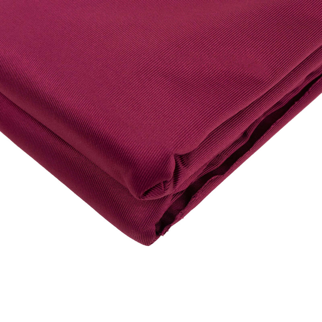 Burgundy Scuba Polyester Fabric Roll, Wrinkle Free DIY Craft Fabric Bolt - 60"x10 Yards - Bell Racket Store
