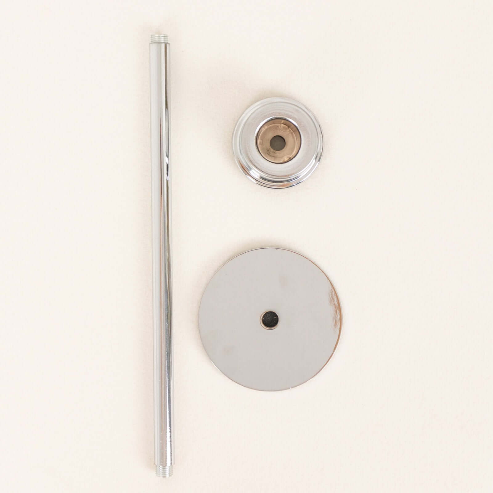 2-Pack Silver Metal Taper Candlestick Holders, Clear Glass Hurricane Candle Stands With Chimney Candle Shades 20"