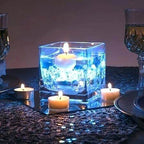 4-Pack LED Disc Lights Flower Shaped Design Warm White - Remote Operated DIY Lighting 3"