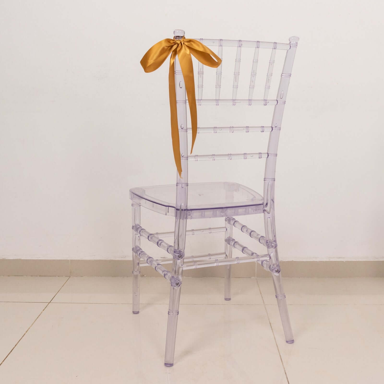 50 Yards 1.5" Gold Single Face Decorative Satin Ribbon