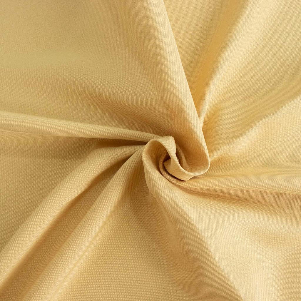 5 Pack Premium Polyester 20"x20" Napkins Champagne - Wrinkle-Resistant & Durable Dinner Napkins