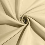 Polyester 108" Round Tablecloth Champagne - Wrinkle-Resistant Table Cover