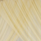 Champagne Sheer Backdrop Drape â€“ 5ft x 14ft Wedding Arch & Ceiling Decor Panel, Wrinkle Free with Soft Shimmer - Bell Racket Store