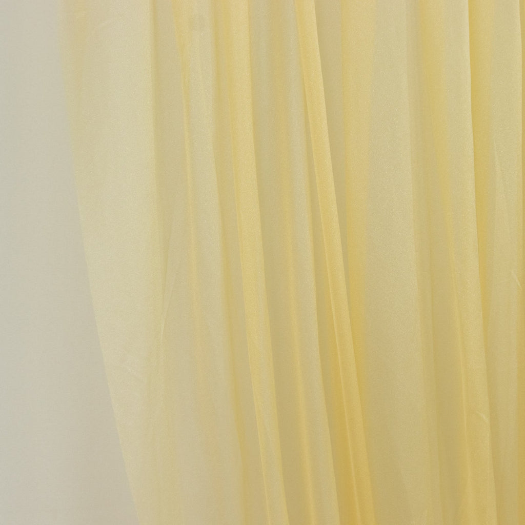 Champagne Sheer Chiffon Valance Curtain 4ft x 5ft â€“ Wedding Arch Drape with Rod Pocket, Voile Backdrop Panel - Bell Racket Store