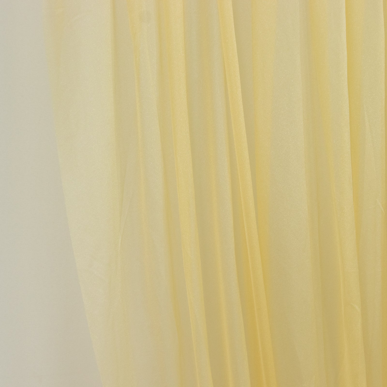 Champagne Sheer Chiffon Valance Curtain 4ft x 5ft â€“ Wedding Arch Drape with Rod Pocket, Voile Backdrop Panel - Bell Racket Store