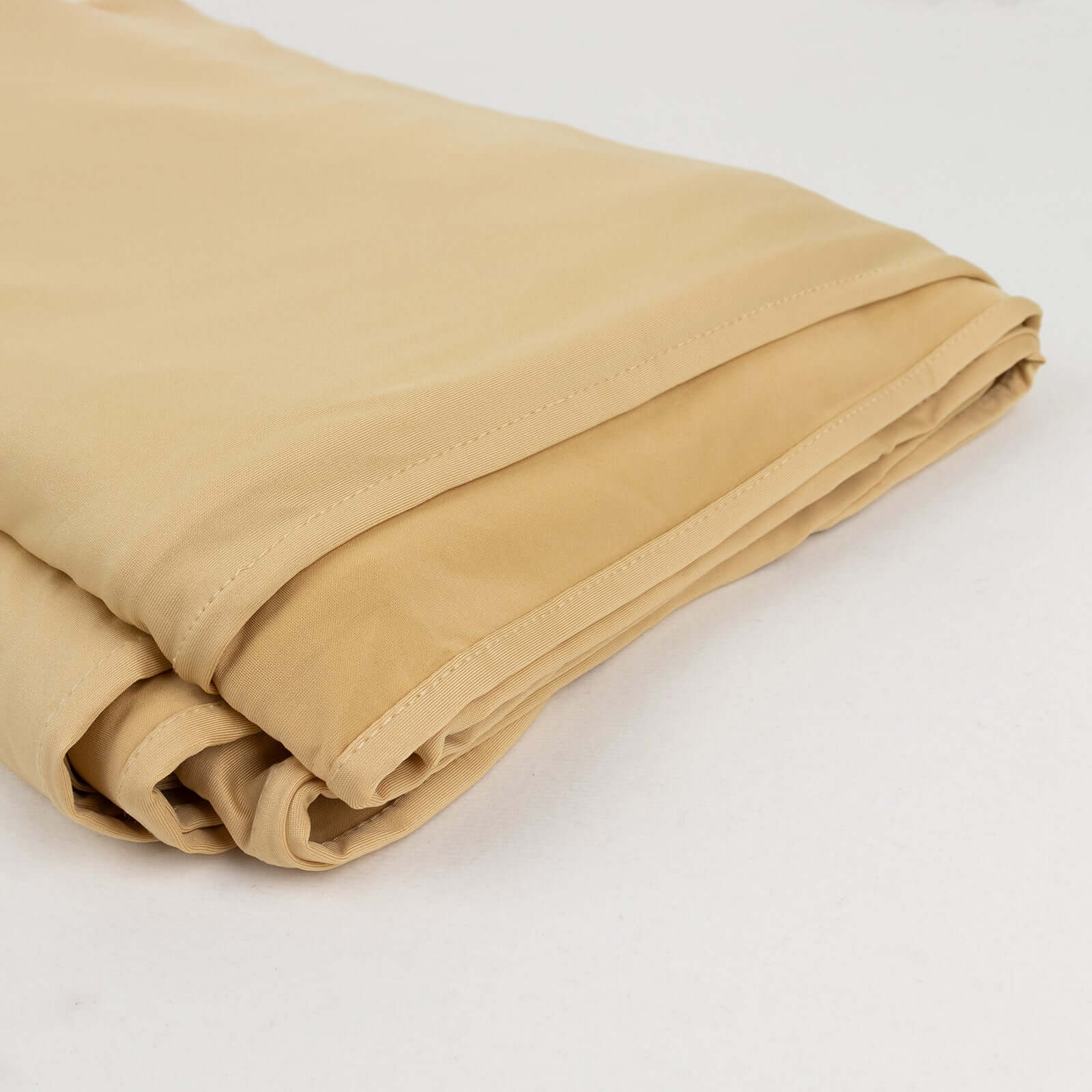 Champagne Spandex 4 - Way Stretch Fabric Roll, DIY Craft Fabric Bolt - 60"x10 Yards - Bell Racket Store