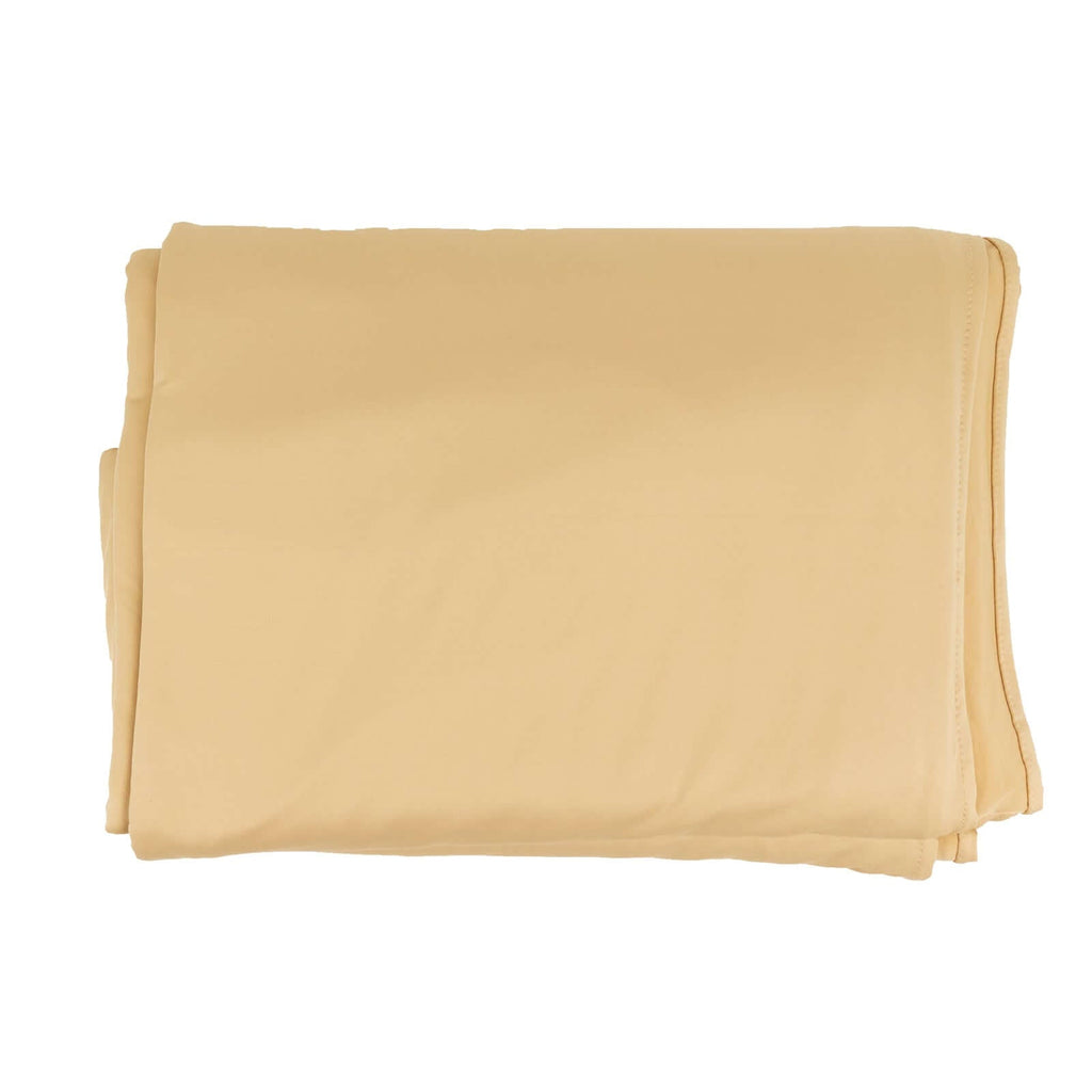 Champagne Spandex 4 - Way Stretch Fabric Roll, DIY Craft Fabric Bolt - 60"x10 Yards - Bell Racket Store