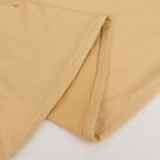 Champagne Spandex 4 - Way Stretch Fabric Roll, DIY Craft Fabric Bolt - 60"x10 Yards - Bell Racket Store