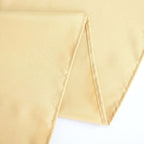 Premium Polyester 54"x54" Table Overlay Square Tablecloth Champagne - 220GSM Stain and Wrinkle-Resistant Table Topper