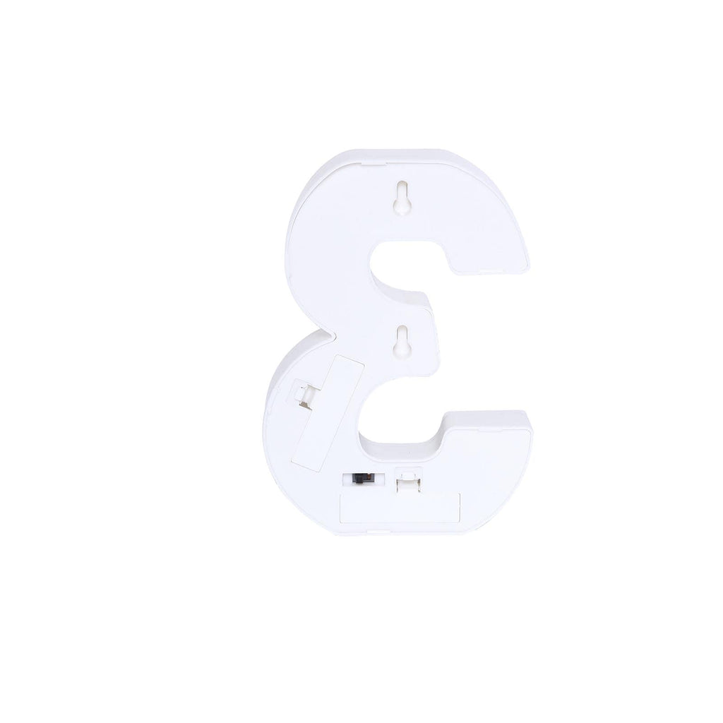 3D Marquee Number "3" Warm White 5 LED Lights Gold - Stylish Light-Up Accent for Events 6"