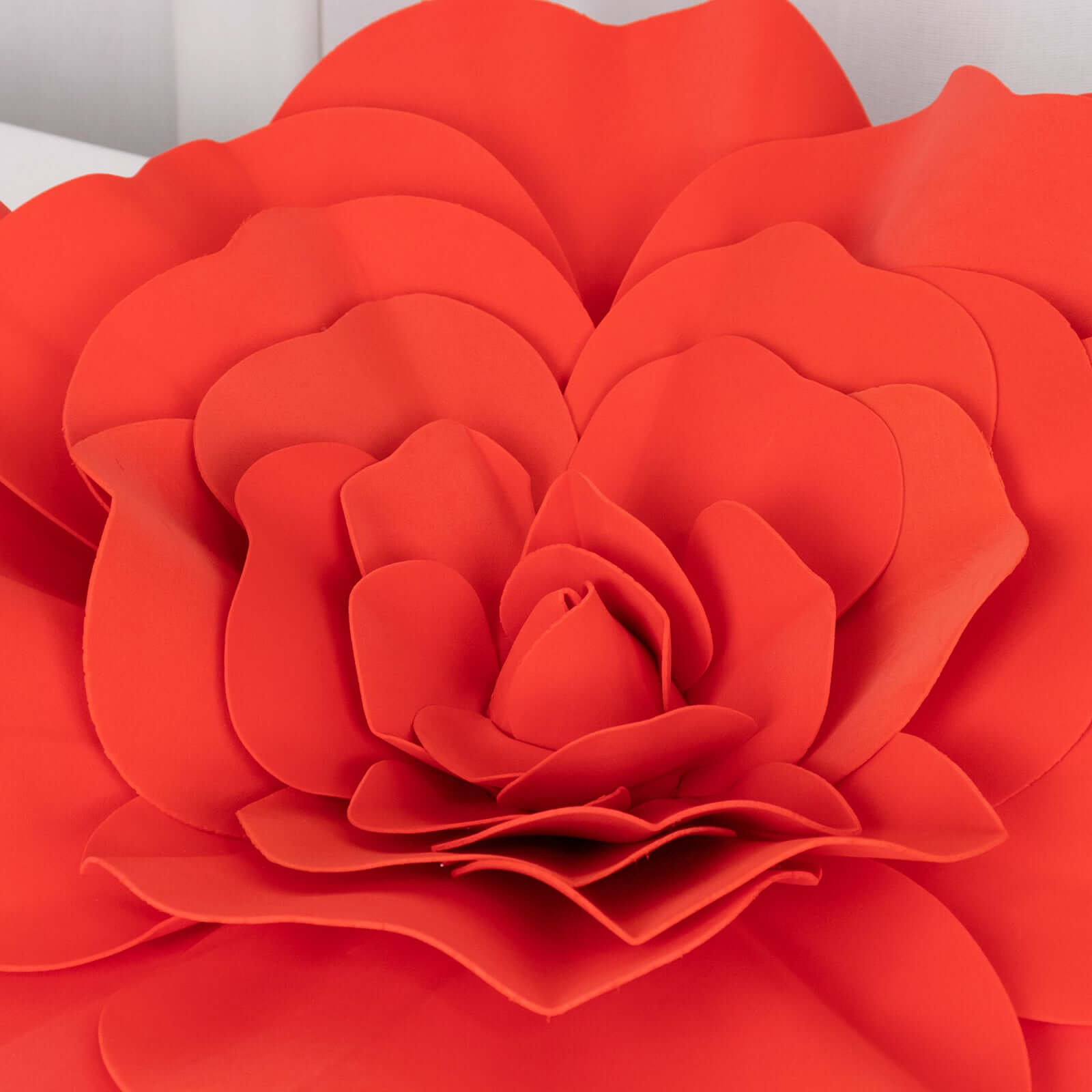 2 Pack 24" Large Red Real Touch Artificial Foam DIY Craft Roses