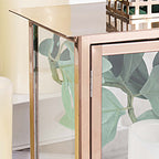 Stainless Steel Candle Lantern Cage Top Design Rose Gold - Outdoor Metal Patio Lantern Centerpiece 10"