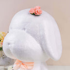 12.5" DIY White 3D Modeling StyroFoam Puppy, Polystyrene Craft Foam Animal