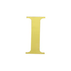 4 Pack 5" Metallic Gold Alphabet Stickers Banner, Customizable Stick on Gold Letters - I
