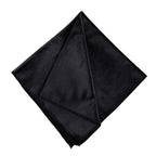 5 Pack Premium Velvet 20"x20" Napkins Black - Soft Sheen Finish Cloth Napkins for Upscale Gatherings