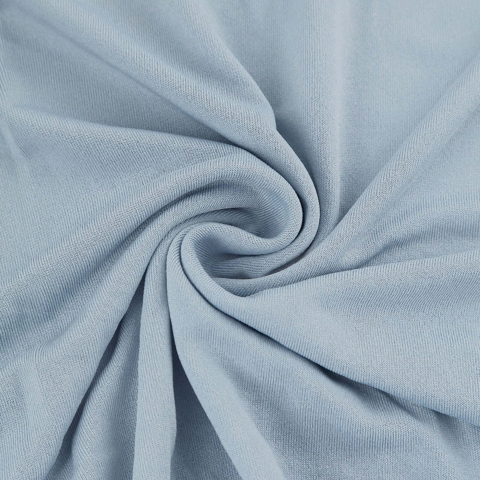 Set of 5 Dusty Blue Spandex Cylinder Pedestal Stand Covers, Stretchable Pillar Prop Covers - 160 GSM