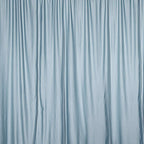 2 Pack Dusty Blue Scuba Polyester Event Curtain Drapes, Durable Flame Resistant Backdrop Event Panels Wrinkle Free with Rod Pockets - 10ftx10ft