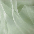 12"x10yd Sage Green Sheer Chiffon Fabric Bolt, DIY Voile Drapery Fabric