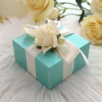 100 Pack 4"x4"x2" Turquoise Cake Cupcake Party Favor Gift Boxes, DIY