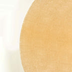 7.5ft Champagne Soft Velvet Fitted Round Event Party Backdrop Cover