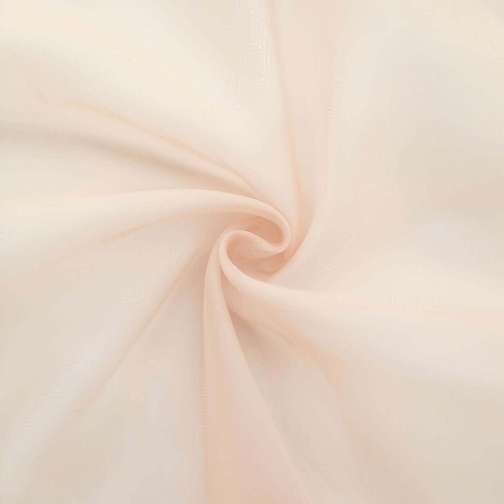 Chiffon 6ft Table Runner Nude - Flowy & Lightweight Table Decor - Bell Racket Store