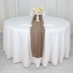 Chiffon 6ft Table Runner Taupe - Flowy & Lightweight Table Decor - Bell Racket Store